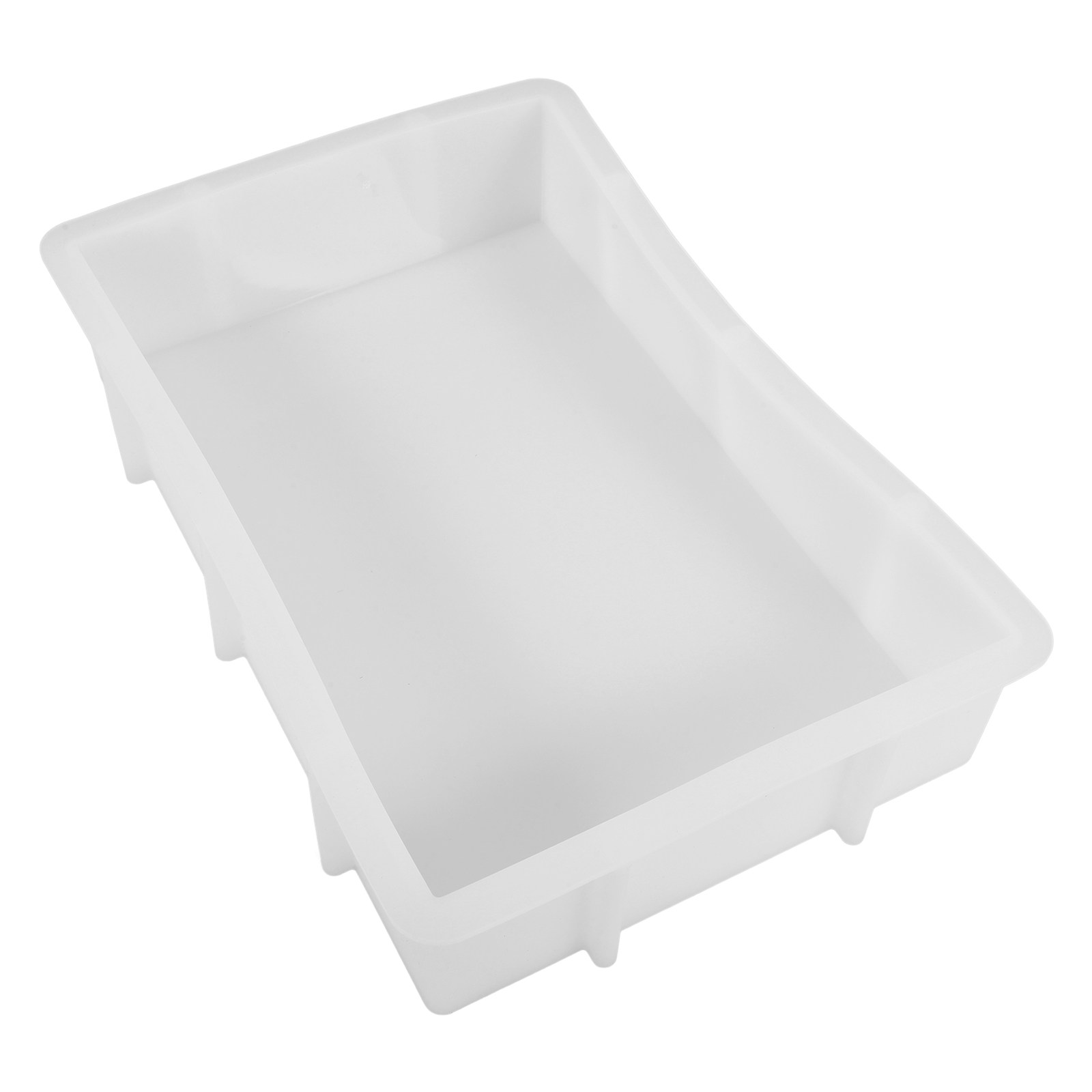 Silicone Mold Tray - 大型長方形樹脂シリコンモールド、エポキシ樹脂キャスティング用深型トレイ、フラワーペリュージェーションDIYクラフトモールド、エポキシモールド