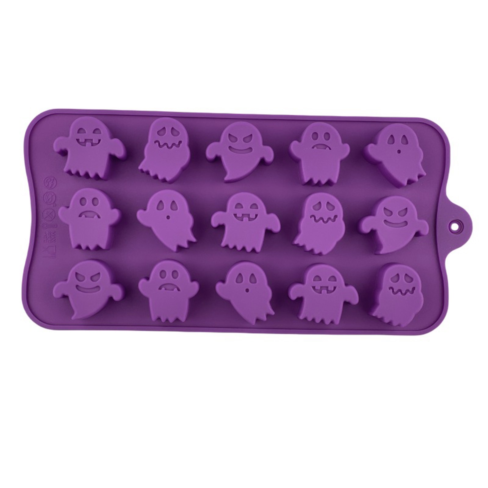 Silicone Mold Tray - ハロウィンシリコンモールド トレンドのカボチャとゴースト型アイストレイ 人気のベーキングツール チョコレートケーキデコレーション キャンディー作り用品