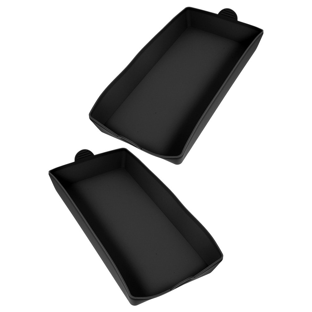 Silicone Mold Tray - 2個入りシリコン製パン型 ノンスティック長方形ベーキングトレイ キッチン用トーストパン焼き型 ホームベーカリー用