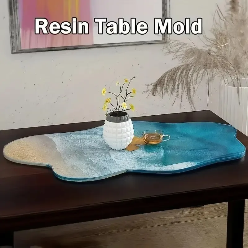 2026-大型61cm不規則トレイエポキシ樹脂シリコンモール - Resin Ocean Wave Mold のレビューと価格