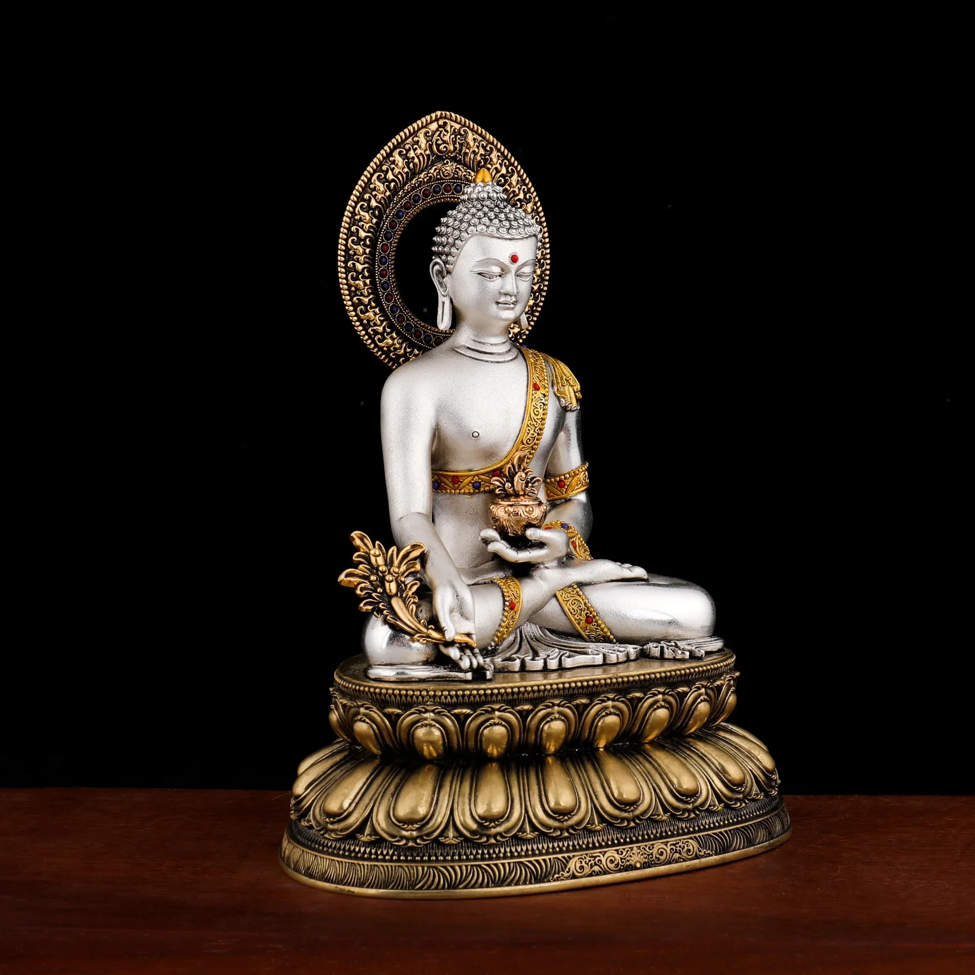 TQH-i7.7 薬師如来家庭用供物工芸品 携帯用小型仏像  - Resin Craft Supplies のレビューと価格