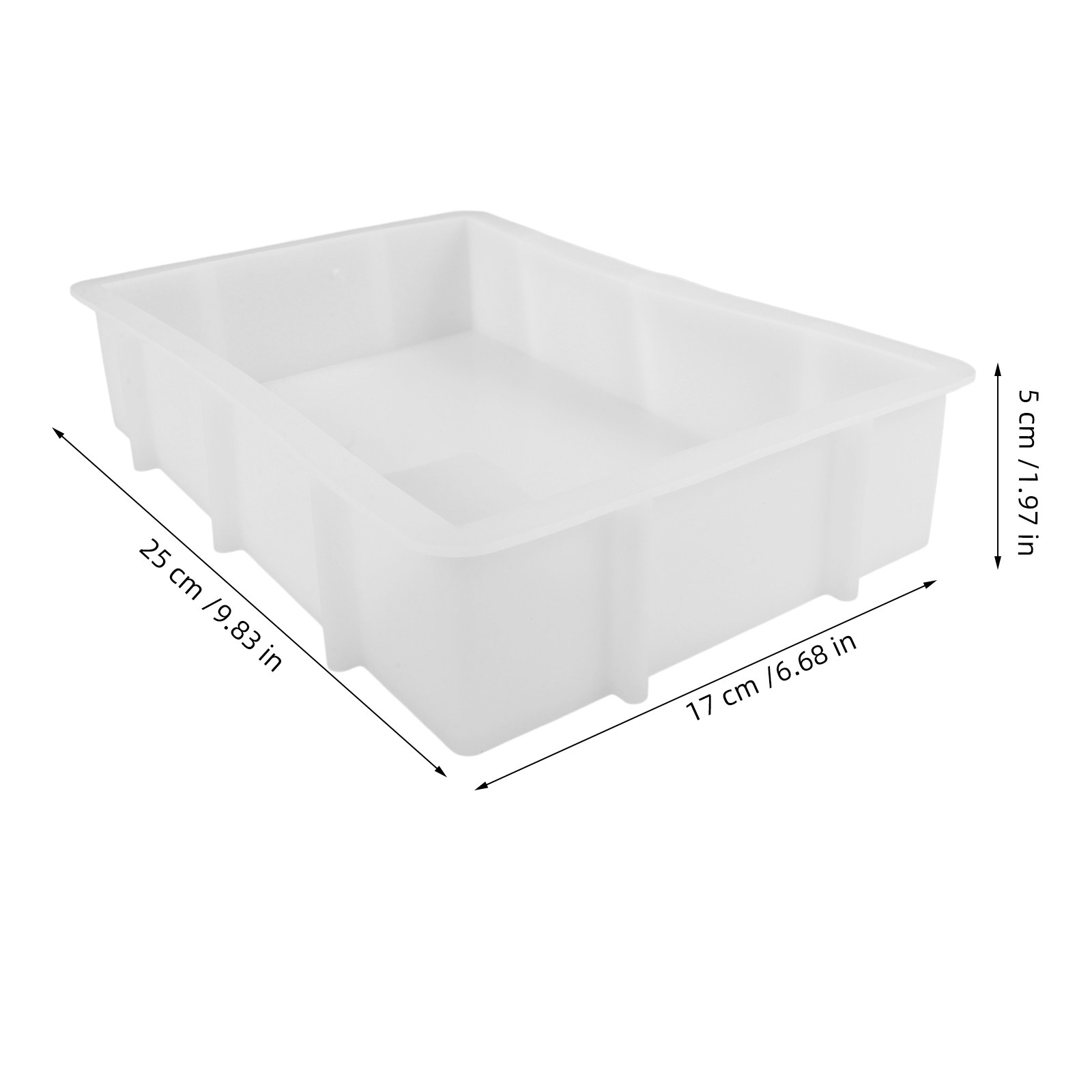 大型長方形樹脂シリコンモールド、エポキシ樹脂キャスティング用 - Silicone Mold Tray のレビューと価格