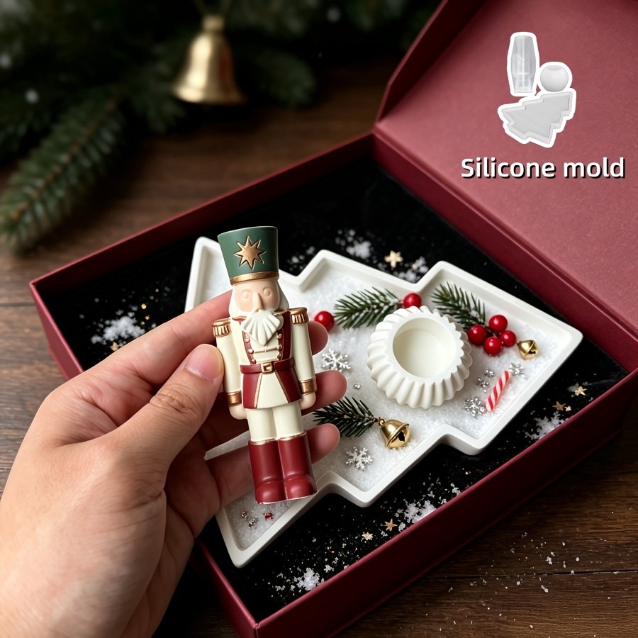 くるみ割り人形兵士の球体型シリコンモールド3個セット、クリス - Silicone Mold Tray のレビューと価格