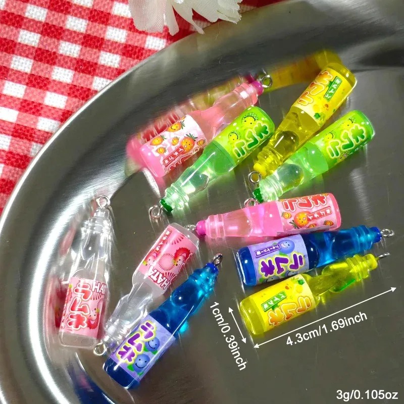 10個入り 小さなソーダボトル レジンチャーム 可愛い飲料ボ - Resin Craft Projects のレビューと価格