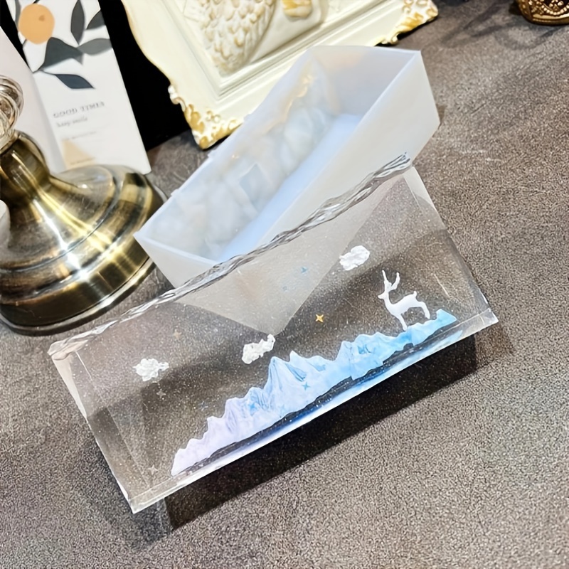 オーシャンウェーブ樹脂モールドエポキシ樹脂水の波紋長方形シリ - Resin Ocean Wave Mold のレビューと価格