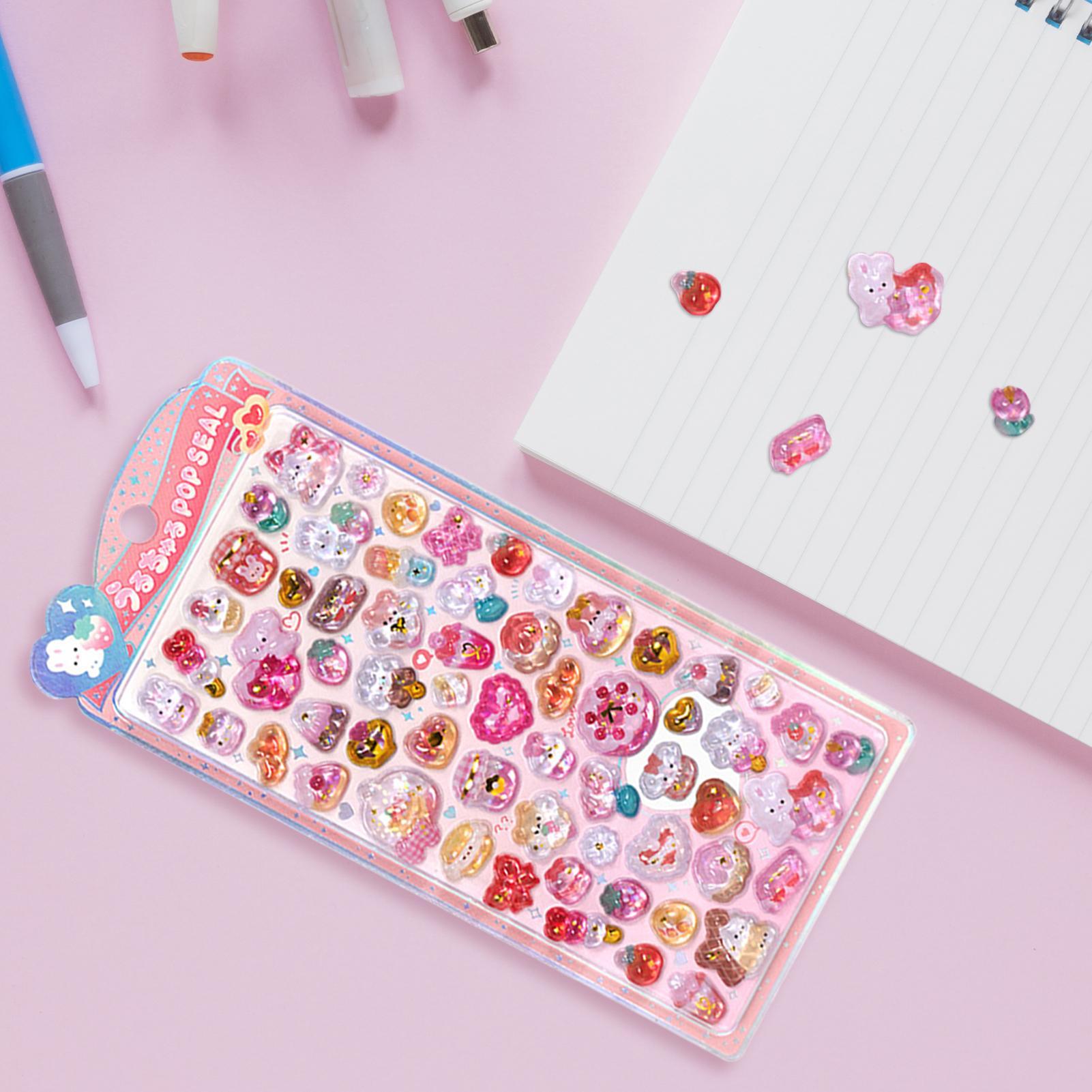 かわいいステッカーパック 3D グリッターステッカー樹脂クリ - Resin Glitter Pack のレビューと価格