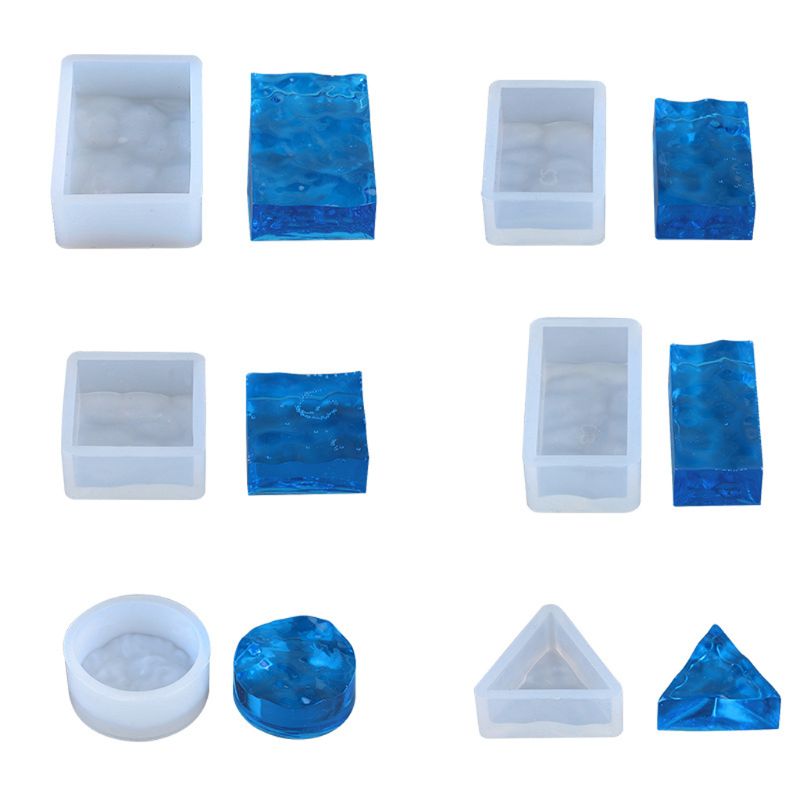 4個入り 海波樹脂型 水波紋ペンダント エポキシ樹脂シリコン - Resin Ocean Wave Mold のレビューと価格