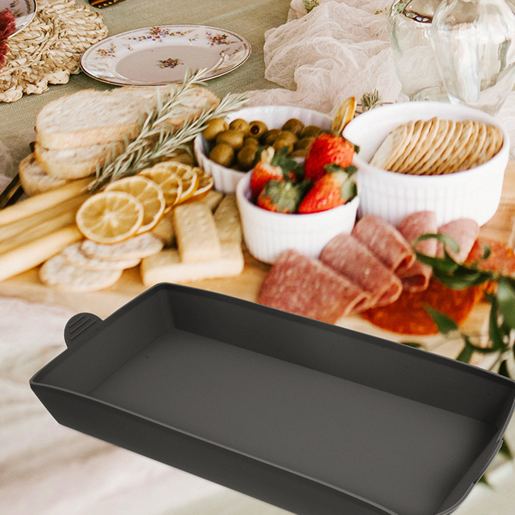 2個入りシリコン製パン型 ノンスティック長方形ベーキングトレ - Silicone Mold Tray のレビューと価格